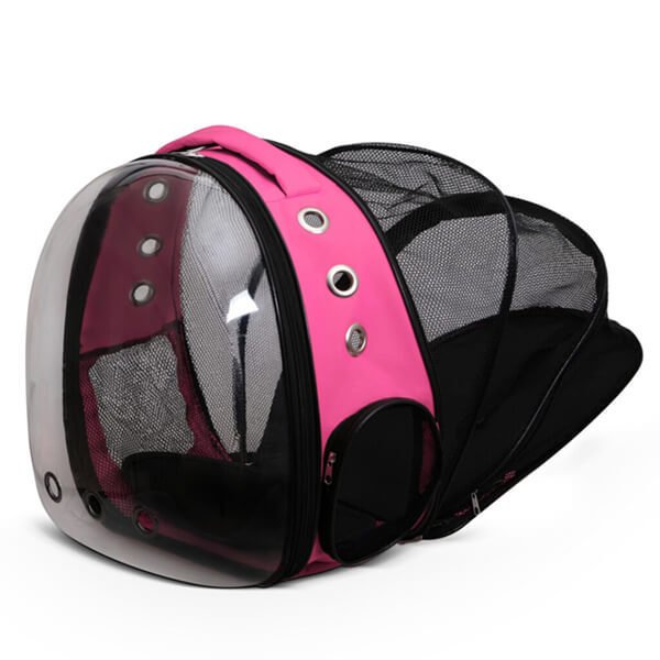 Glipet 42x22x33 Cm Fileli Astronot Taşıma Çantası Pembe | Kedi Taşıma Çantası