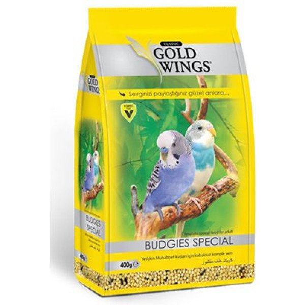 Gold Wings 400 Gr Kabuksuz Yem | Kuş Yemi