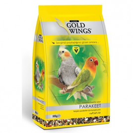 Gold Wings 500 Gr Paraket Yemi | Kuş Yemi Gold Wings 500 Gr Paraket Yemi | Kuş Yemi