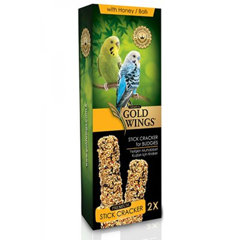 Gold Wings Premium 2 Li Ballı Muhabbet Kuşu Krakeri | Kuş Krakeri Gold Wings Premium 2 Li Ballı Muhabbet Kuşu Krakeri | Kuş Krakeri