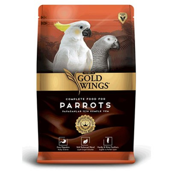 Gold Wings Premium 750 Gr Papağan Yemi | Kuş Yemi