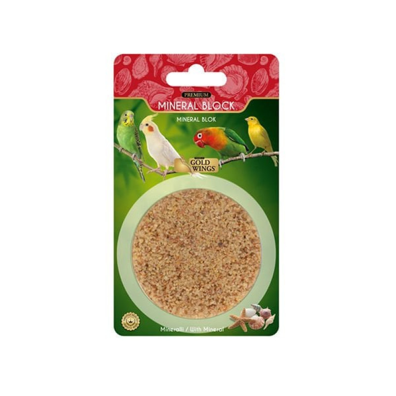 Gold Wings Premium Mineral Blok Gaga Taşı | Kuş Gaga Taşı Gold Wings Premium Mineral Blok Gaga Taşı | Kuş Gaga Taşı