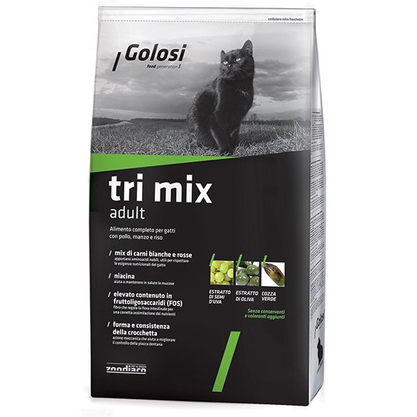 Golosi 1.5 Kg Tri Mix Karışık Yetişkin | Yetişkin Kuru Kedi Maması