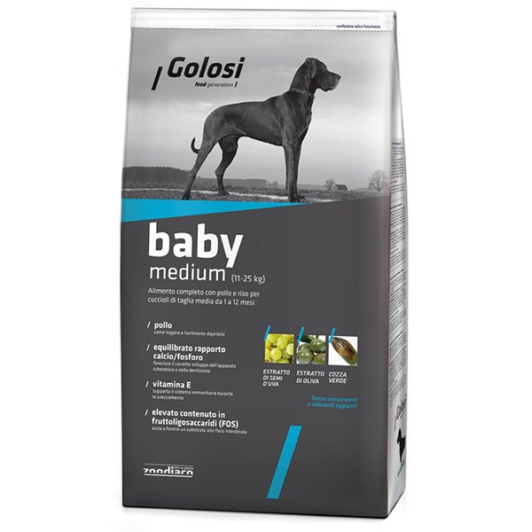 Golosi 12 Kg Baby Medium Orta Irk Yavru | Yavru Köpek Kuru Maması