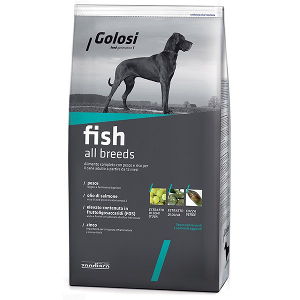 Golosi 12 Kg Fish & Rice Balıklı | Yetişkin Köpek Kuru Maması