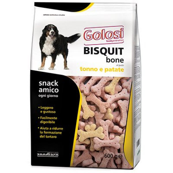 Golosi 600 Gr Patatesli ve Ton Balıklı Bisküvi | Köpek Bisküvi Ve Şerit Ödül Maması