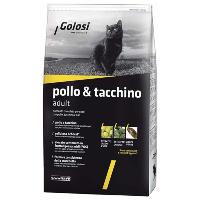 Golosi 7.5 Kg Tavuklu Hindili Yetişkin | Yetişkin Kuru Kedi Maması Golosi 7.5 Kg Tavuklu Hindili Yetişkin | Yetişkin Kuru Kedi Maması