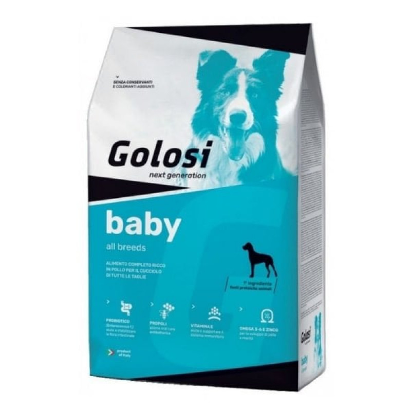 Golosi Baby 12 Kg Tavuklu Tüm Irklar için Köpek Maması 