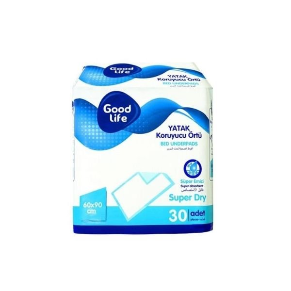 Good Life 30 Adet Yatak Koruyucu ve Tuvalet Eğitim Pedi 60x90 Cm | Köpek Çiş Alıştırma Pedi