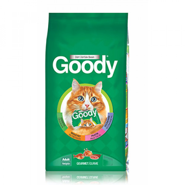 Goody 15 Kg Gourmet Karışık Yetişkin Kedi Maması | Kuzu Etli Kuru Kedi Maması
