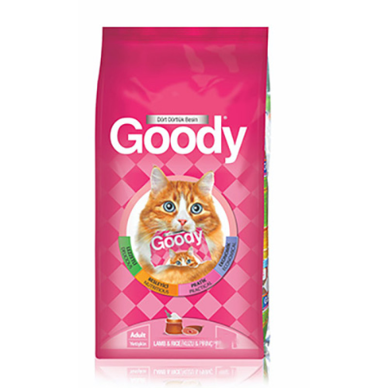 Goody 15 Kg Kuzu Etli & Pirinçli Yetişkin | Yetişkin Kuru Kedi Maması Goody 15 Kg Kuzu Etli & Pirinçli Yetişkin | Yetişkin Kuru Kedi Maması