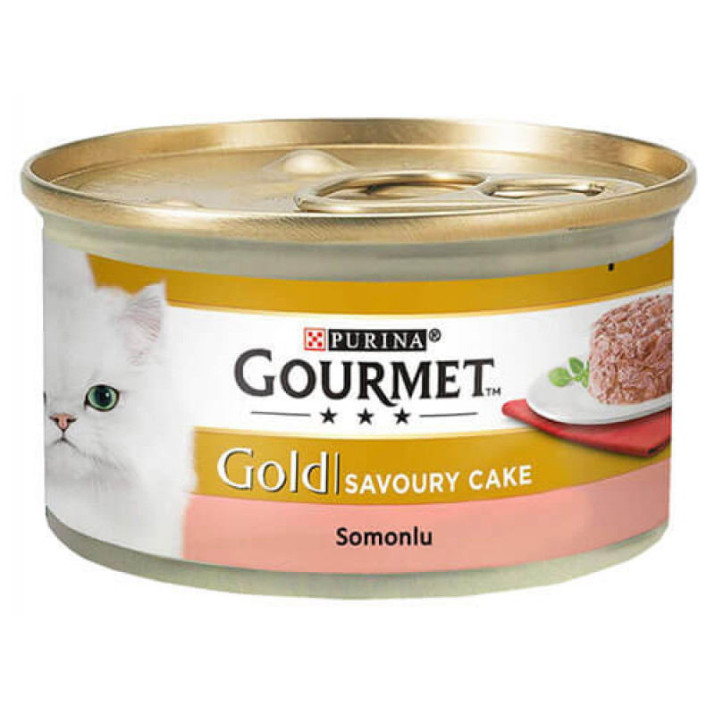 Gourmet Gold 24'lü Avantaj Paketi Savoury Cake Salmon 85 Gr | Yetişkin Kedi Maması Gourmet Gold 24'lü Avantaj Paketi Savoury Cake Salmon 85 Gr | Yetişkin Kedi Maması