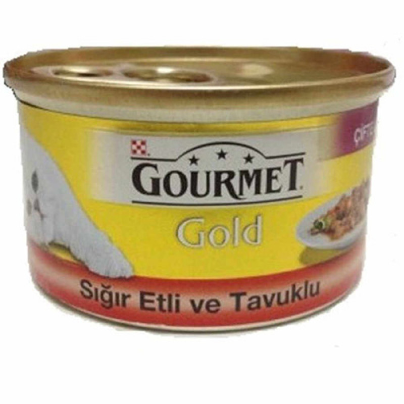 Gourmet Gold 6 Adet Double Pleasure Beef and Chicken 85 Gr | Yetişkin Kedi Maması Gourmet Gold 6 Adet Double Pleasure Beef and Chicken 85 Gr | Yetişkin Kedi Maması