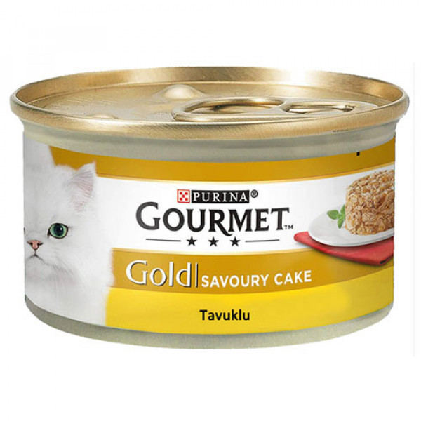 Gourmet Gold 6 Adet Savoury Cake Chicken 85 Gr | Yetişkin Kedi Maması