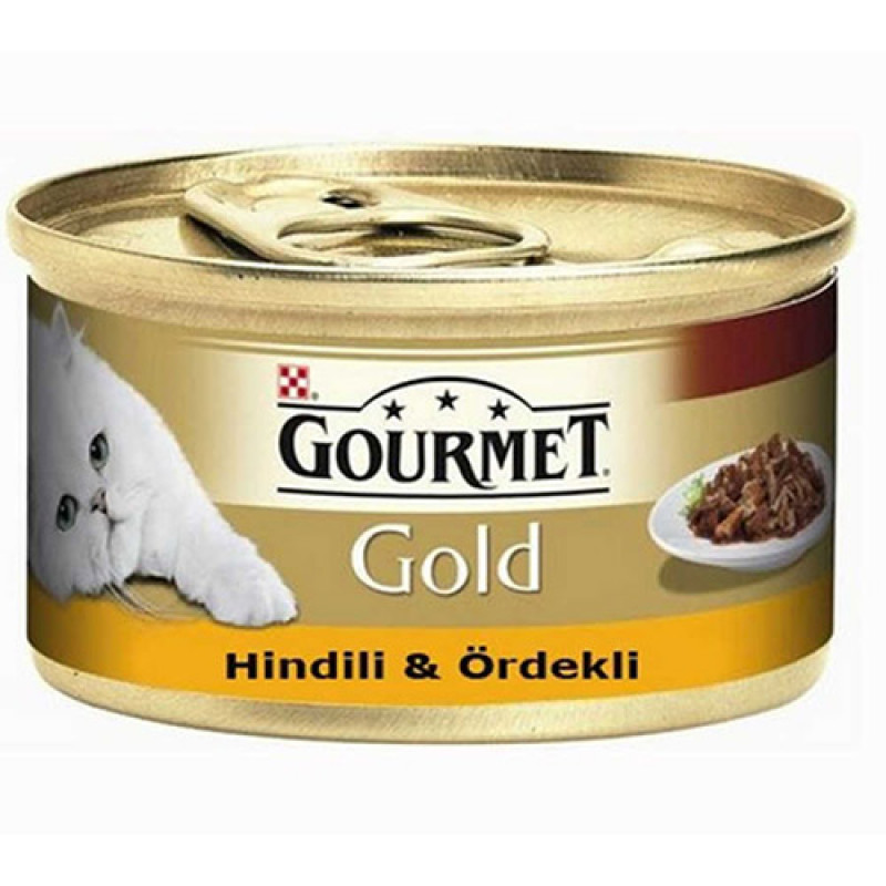 Gourmet Gold 85 Gr Double Pleasure Turkey and Duck | Yetişkin Kedi Maması Gourmet Gold 85 Gr Double Pleasure Turkey and Duck | Yetişkin Kedi Maması