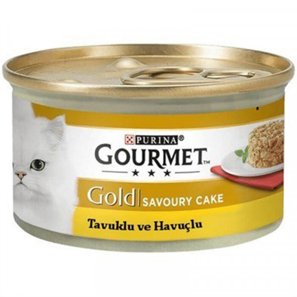 Gourmet Gold 85 Gr Savoury Cake Chicken & Carrot | Yetişkin Kedi Maması