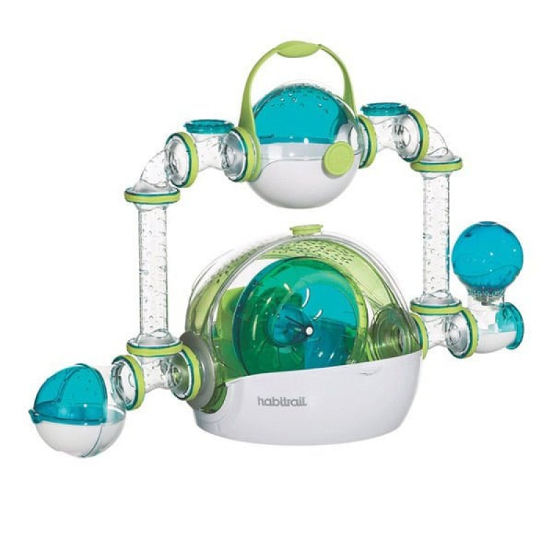 Hagen Habitrail Ovo Dwarf Kafes Beyaz Mavi | Hamster Kafesi Hagen Habitrail Ovo Dwarf Kafes Beyaz Mavi | Hamster Kafesi