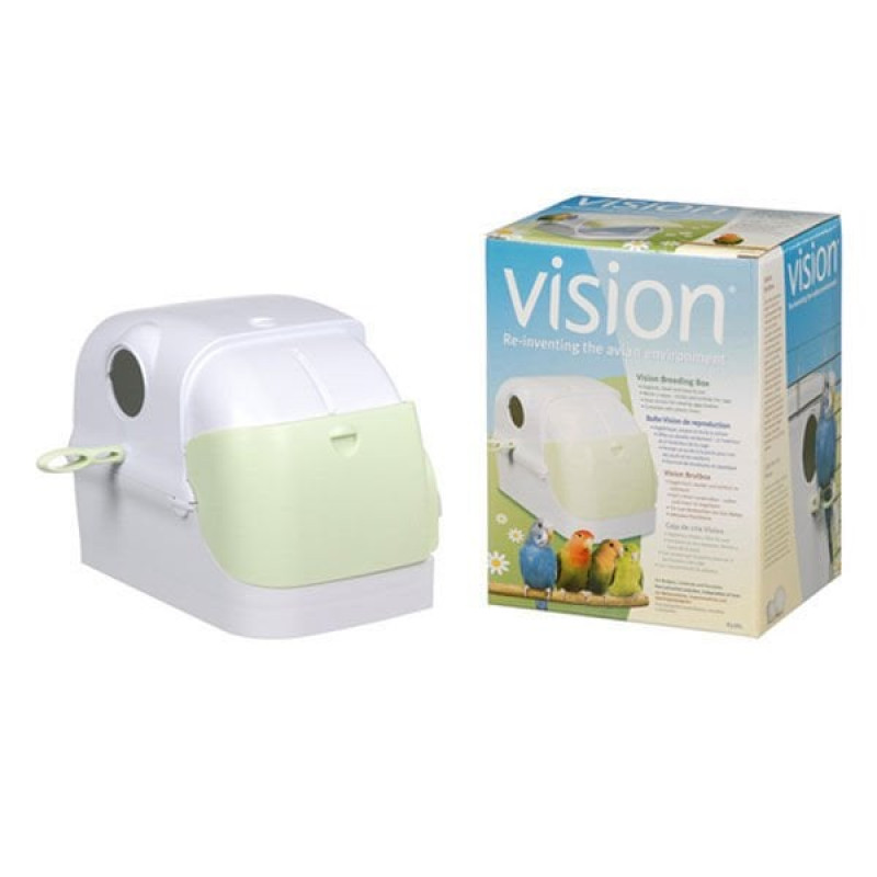 Hagen Vision Plastik Yavruluk Beyaz Yeşil | Kuş Yuvalığı Hagen Vision Plastik Yavruluk Beyaz Yeşil | Kuş Yuvalığı