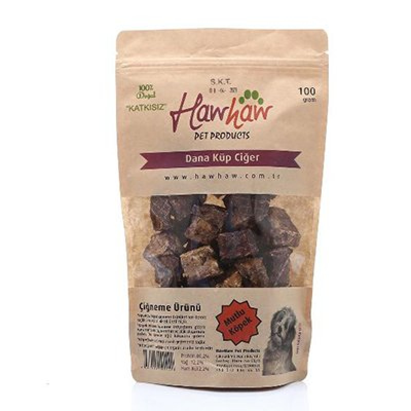 Hawhaw 100 Gr Dana Küp Ciğer Organik | Köpek Atıştırmalık Ödül Maması Hawhaw 100 Gr Dana Küp Ciğer Organik | Köpek Atıştırmalık Ödül Maması