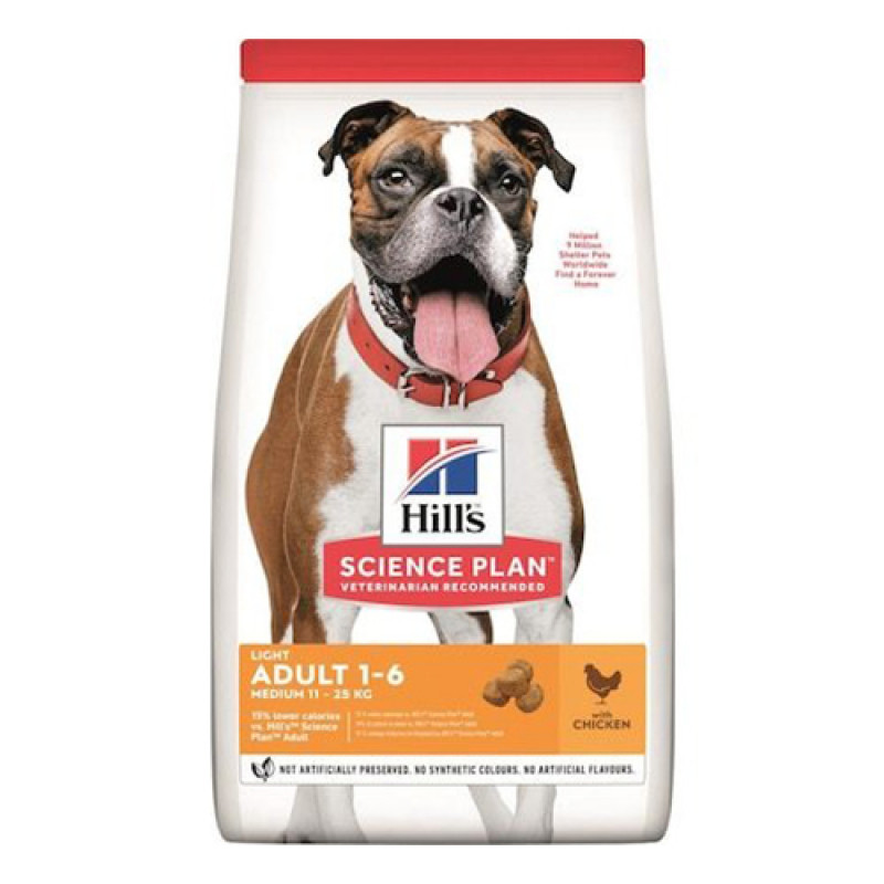 Hill's 14 Kg Science Plan Light Medium Adult Chicken | Yetişkin Köpek Kuru Maması Hill's 14 Kg Science Plan Light Medium Adult Chicken | Yetişkin Köpek Kuru Maması