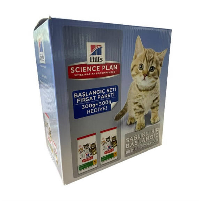Hill's 300+300 Gr Science Plan Kitten Healthy Development Tuna Başlangıç Seti | Yavru Kedi Kuru Maması Hill's 300+300 Gr Science Plan Kitten Healthy Development Tuna Başlangıç Seti | Yavru Kedi Kuru Maması