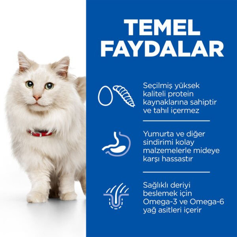 Hill's 7 Kg Science Plan Hypoallergenic Yumurta ve Böcek Proteini | Hipoalerjenik Kedi Maması