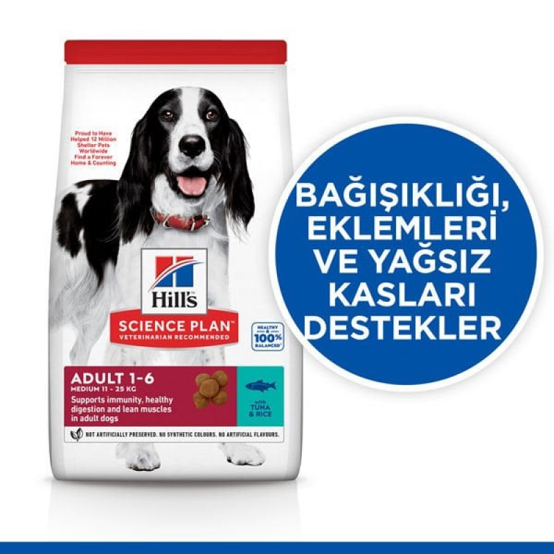 Hill's Science Plan 14 Kg Adult Advanced Fitness Medium Tuna & Rice | Yetişkin Köpek Kuru Maması