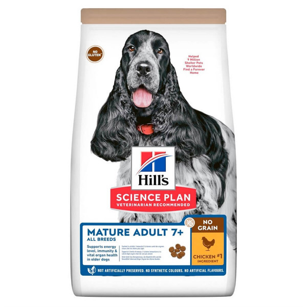 Hill's Science Plan Mature Adult +7 No Grain Chicken | Yetişkin Köpek Kuru Maması