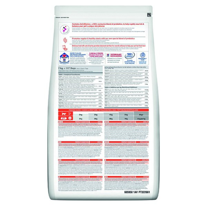 Hills 1.5 Kg Adult Perfect Digestion Tavuklu Sindirim Destekleyici Yetişkin | Yetişkin Kuru Kedi Maması