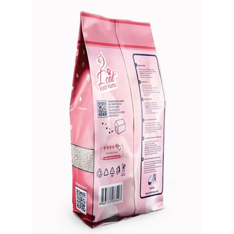 I Cat 10 Lt Topaklanan Bentonit Bebek Pudrası | Doğal Kedi Kumu