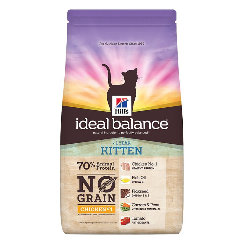 Hill's Ideal Balance 1,5 Kg Kitten No Grain Chicken | Yavru Kedi Kuru Maması