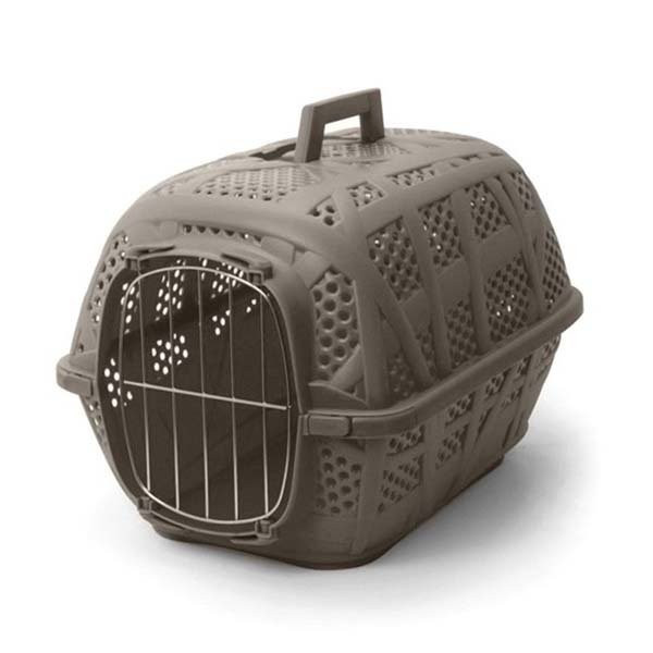 İmac 48x34x32 Cm Carry Sport Metal Kapılı Taşıma Çantası Gri | Köpek Taşıma Çantası Ve Kafes