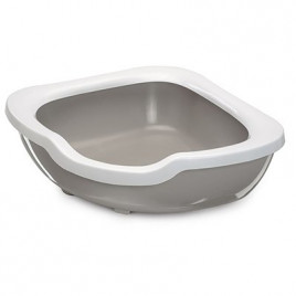 50x65x15.5 Cm Fred Köşe Açık Tuvalet Gri | Açık Kedi Tuvaleti 50x65x15.5 Cm Fred Köşe Açık Tuvalet Gri | Açık Kedi Tuvaleti