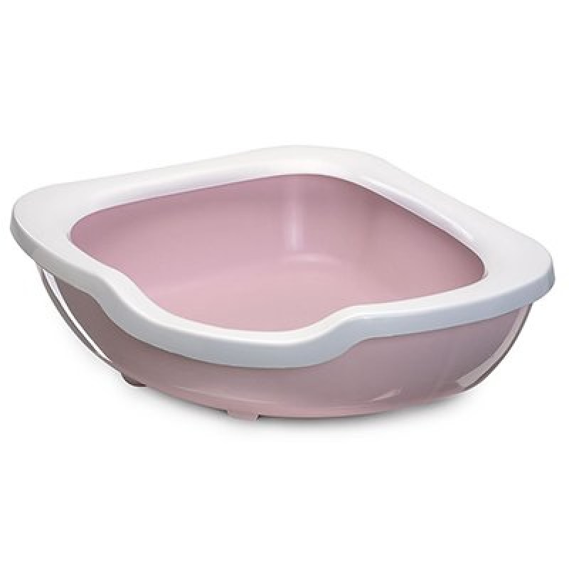 İmac 50x65x15.5 Cm Fred Köşe Açık Tuvalet Pembe | Açık Kedi Tuvaleti İmac 50x65x15.5 Cm Fred Köşe Açık Tuvalet Pembe | Açık Kedi Tuvaleti
