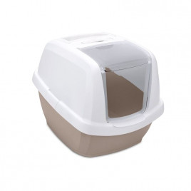 Maddy Junior Üstü Açılır Kapalı Kedi Tuvaleti Beyaz/Bej 57x43x41 Cm Maddy Junior Üstü Açılır Kapalı Kedi Tuvaleti Beyaz/Bej 57x43x41 Cm