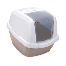 Maddy Üstü Açılır Kapalı Kedi Tuvaleti Beyaz/Bej 65x47.5x47.5 Cm