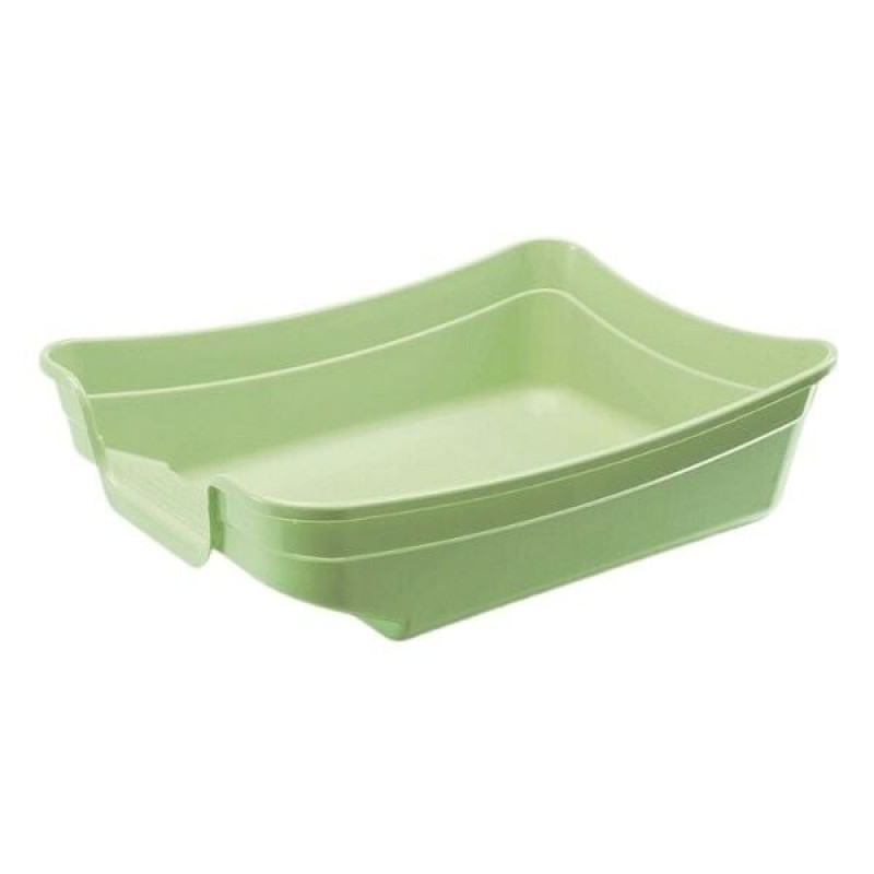 İmac Polly İkinci Yaşam Yavru Kediler için Açık Kedi Tuvaleti Yeşil 35x25x10 Cm