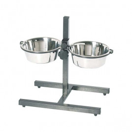 Imac 21 Cm Mama Kabı Ve 2 Adet Metal Mama Kabı | İkili Mama Ve Su Kabı Imac 21 Cm Mama Kabı Ve 2 Adet Metal Mama Kabı | İkili Mama Ve Su Kabı