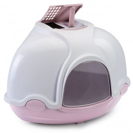 Imac 52x52x44.5 Cm Ginger Kapalı Tuvalet Pembe ve Beyaz | Kapalı Kedi Tuvaleti Imac 52x52x44.5 Cm Ginger Kapalı Tuvalet Pembe ve Beyaz | Kapalı Kedi Tuvaleti