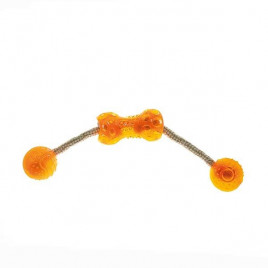 Imac Orta Boy Ipli Kauçuk Kemik Oyuncak | Kemik Şekilli Köpek Oyuncağı Imac Orta Boy Ipli Kauçuk Kemik Oyuncak | Kemik Şekilli Köpek Oyuncağı