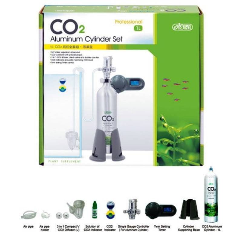Ista 1 Lt CO2 Aluminyum Cylinder Profosyonel Akvaryum | Akvaryum Hava Hortumu Ista 1 Lt CO2 Aluminyum Cylinder Profosyonel Akvaryum | Akvaryum Hava Hortumu