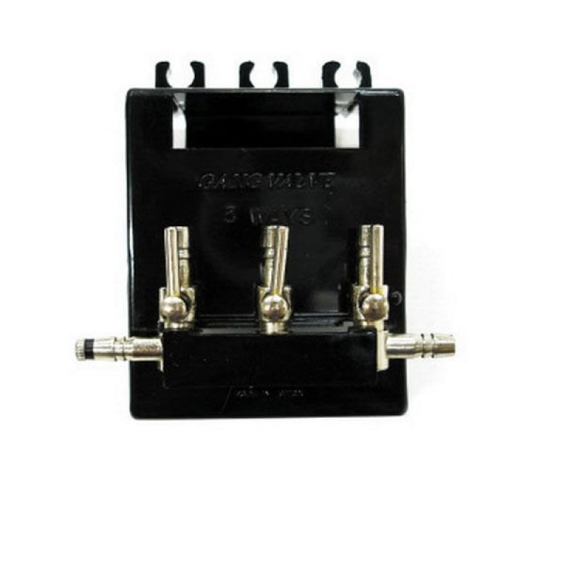 Ista 3 Çıkışlı Metal Musluk | Akvaryum Hava Hortumu