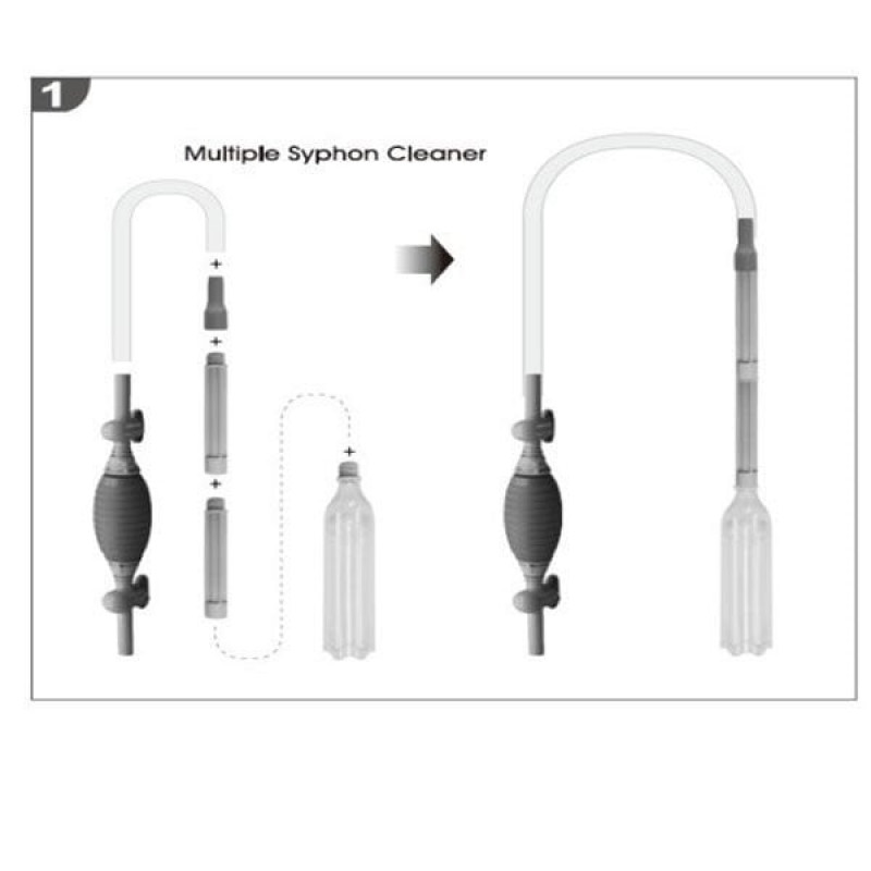 Ista Çok Fonksiyonlu Dip Süpürgesi ve Cam Silici | Akvaryum Temizlik Malzemesi