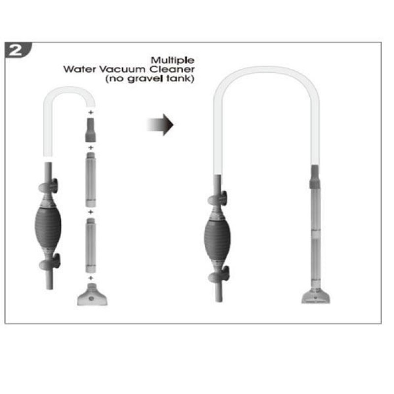 Ista Çok Fonksiyonlu Dip Süpürgesi ve Cam Silici | Akvaryum Temizlik Malzemesi