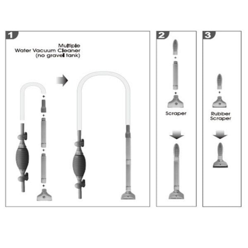 Ista Dip Sifonu ve Cam Silici | Akvaryum Temizlik Malzemesi