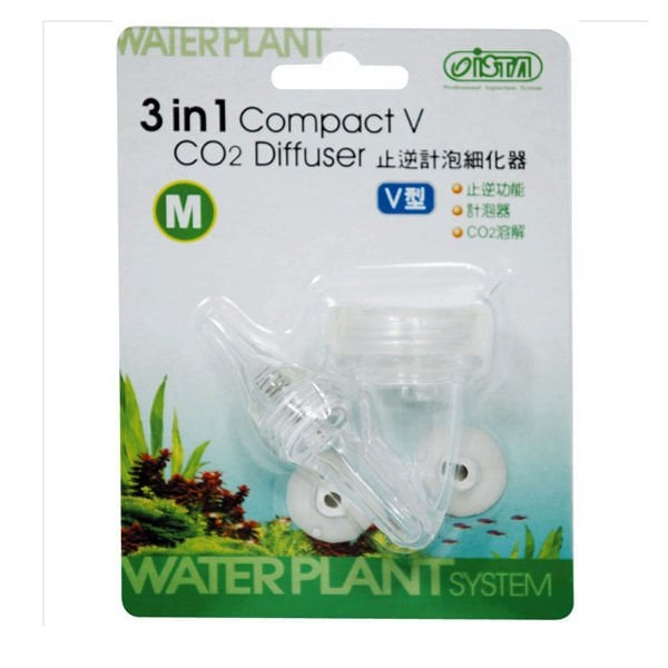 Ista M Co2 Difüzör Damla Sayacı ve Chek Valf V Tip | Akvaryum Hava Hortumu