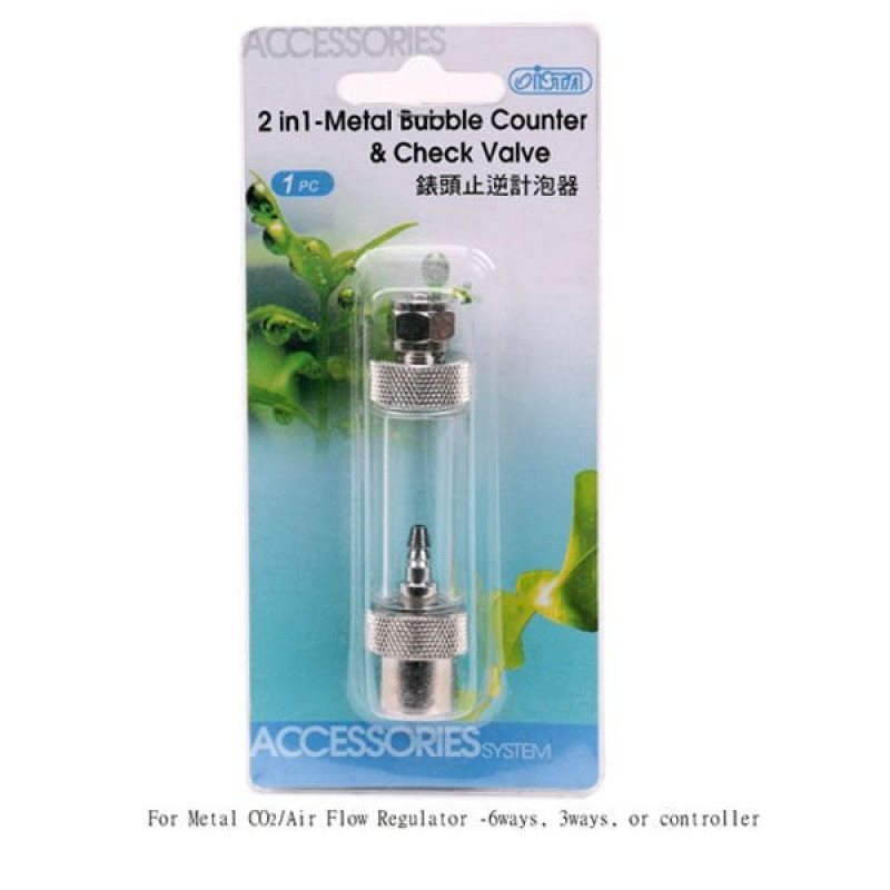 Ista Metal Damla Sayacı ve Check Valf Şeffaf | Akvaryum Hava Hortumu Ista Metal Damla Sayacı ve Check Valf Şeffaf | Akvaryum Hava Hortumu