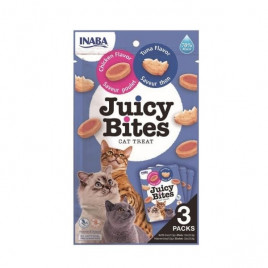 3 Adet Juicy Bites Tavuk ve Ton 11,3 Gr | Kedi Atıştırmalık Ödül Maması 3 Adet Juicy Bites Tavuk ve Ton 11,3 Gr | Kedi Atıştırmalık Ödül Maması