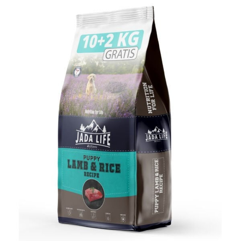 Jada Life 10 Kg + 2 Kg Puppy Kuzu ve Pirinç | Yavru Köpek Kuru Maması Jada Life 10 Kg + 2 Kg Puppy Kuzu ve Pirinç | Yavru Köpek Kuru Maması