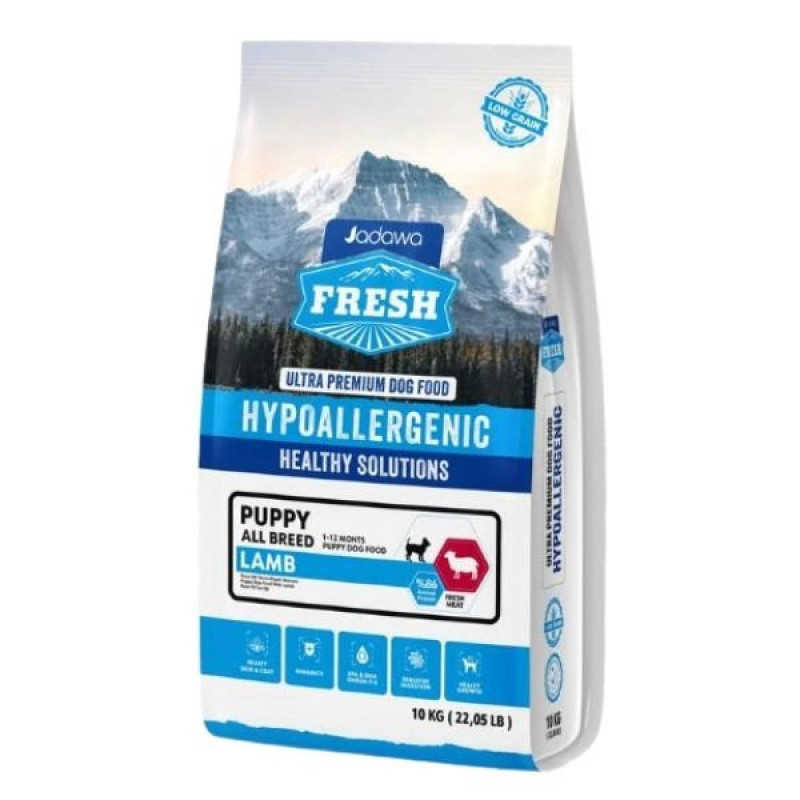 Jadawa 10 Kg Fresh Hypoallergenic Healthy Solutions Puppy Kuzu | Yavru Köpek Kuru Maması Jadawa 10 Kg Fresh Hypoallergenic Healthy Solutions Puppy Kuzu | Yavru Köpek Kuru Maması